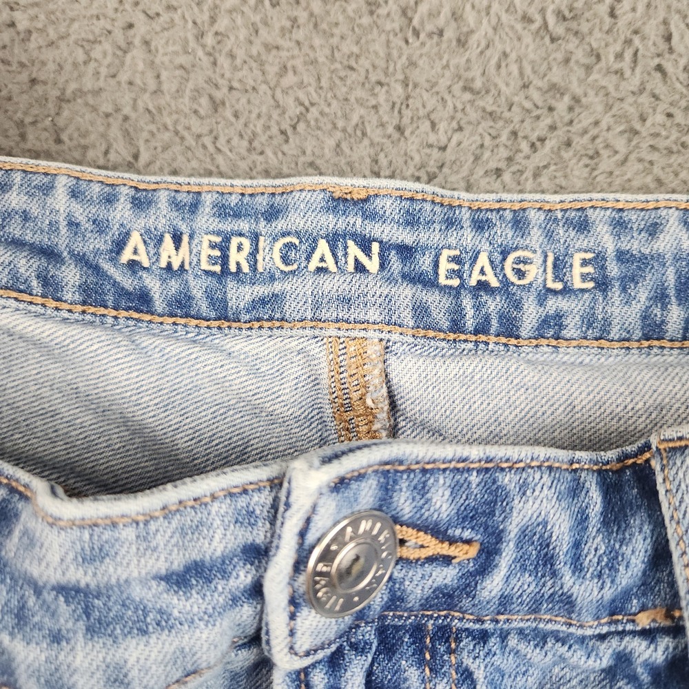 AE American Eagle 90's Bootcut Jeans Womens 14 Blue Denim High Rise Cotton 32x29 - Picture 8 of 11